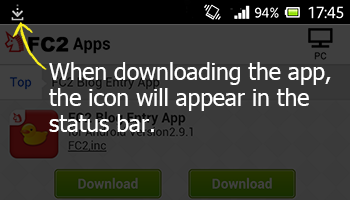 Status Bar (Android 2.x)